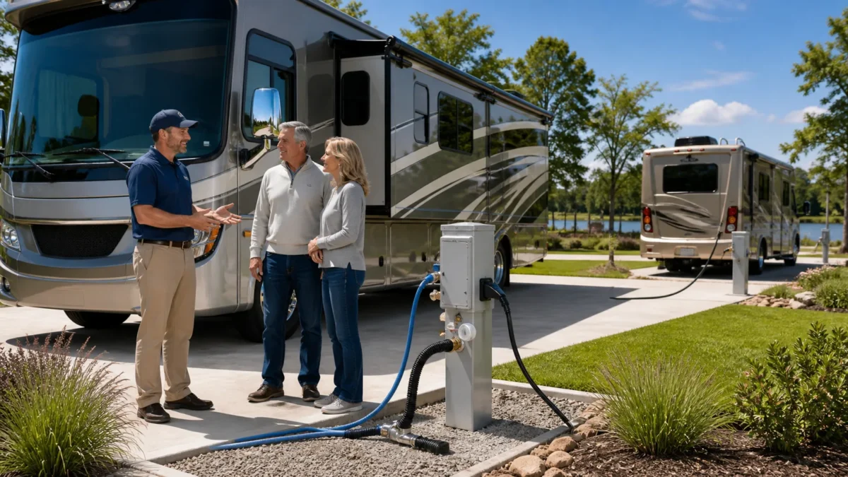 Full Hookups Vs Partial Hookups: What RV Resort Guests Should Know