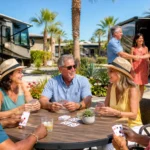 How to Make Friends Fast at Adult RV Resorts