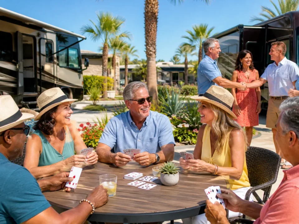 How to Make Friends Fast at Adult RV Resorts